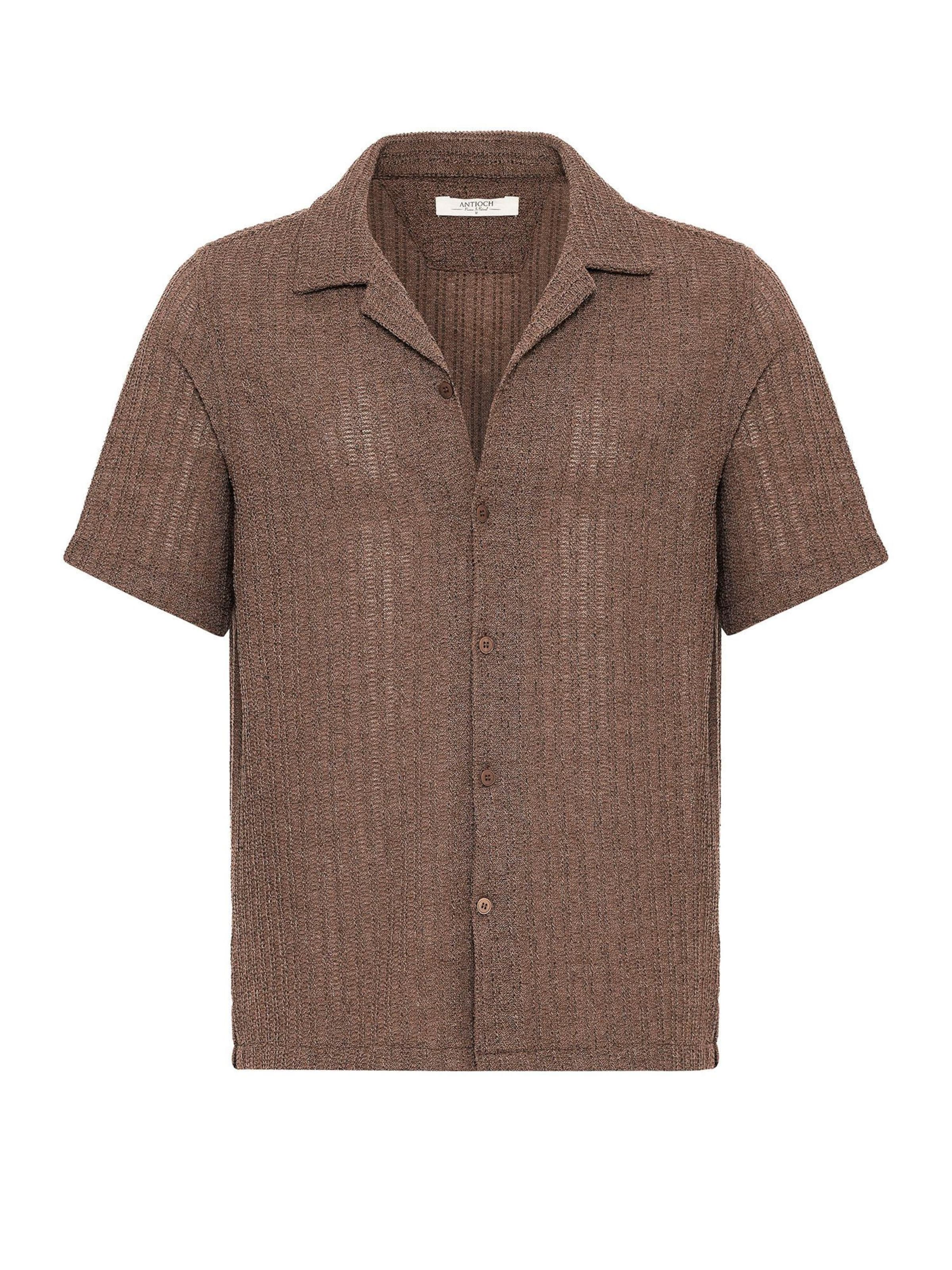 Antioch Рубашка в Коричневый: спереди