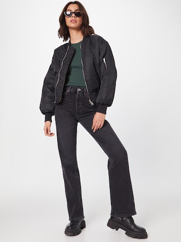 RE/DONE Regular Jeans in Schwarz