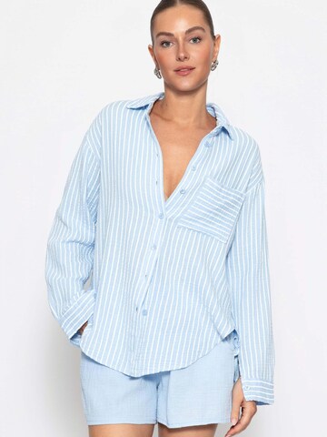 SASSYCLASSY Bluse‌‌‌‌‌ in Blau