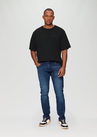 QS T-Shirt in Schwarz: Vorderseite