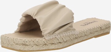 espadrij l´originale Pantolette in Beige: predná strana