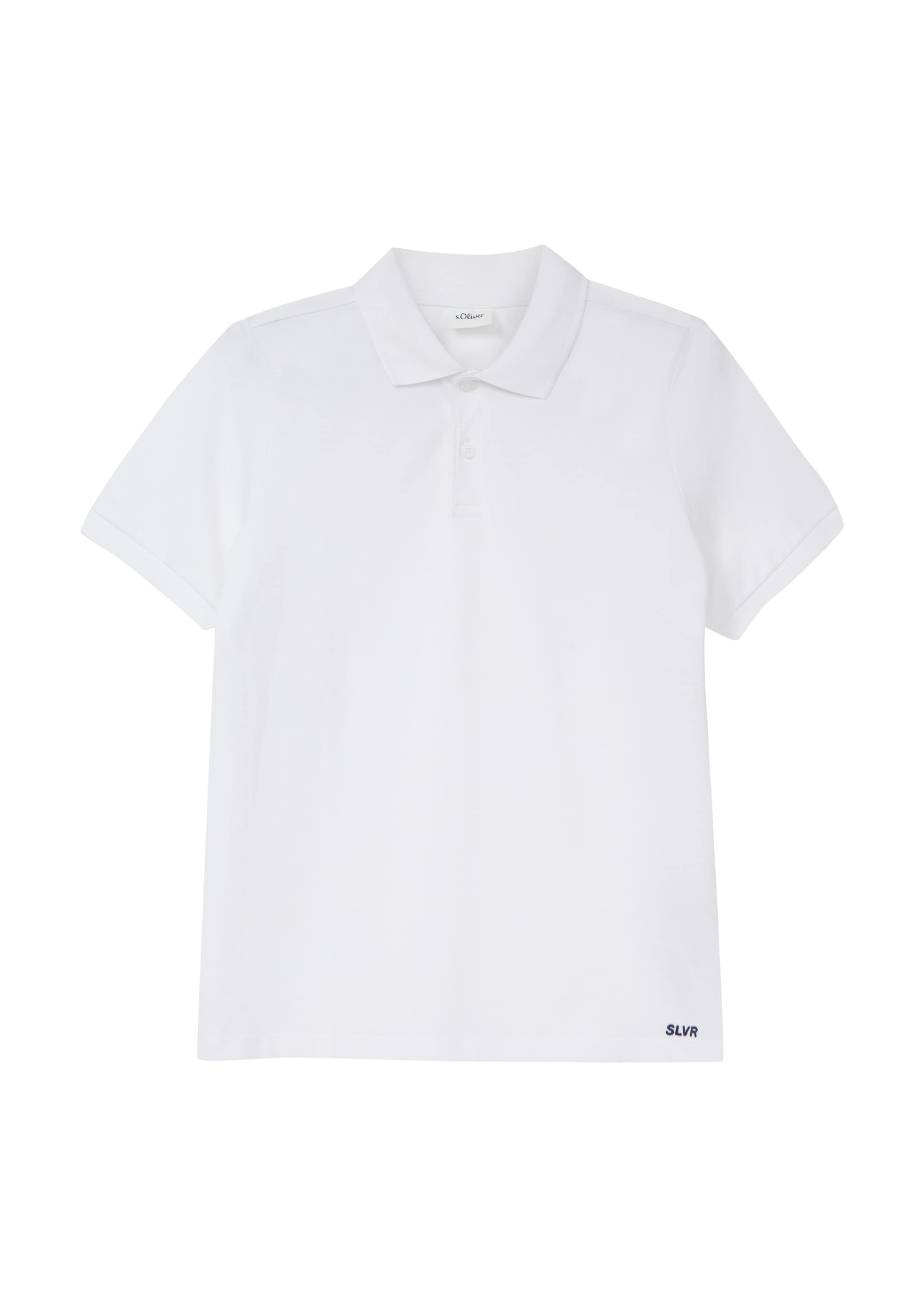s.Oliver Poloshirt in Weiß: Vorderseite