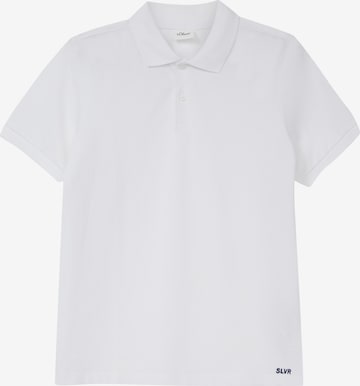 s.Oliver Poloshirt in Weiß: Vorderseite