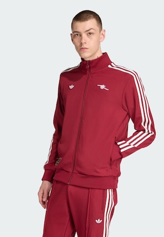 ADIDAS ORIGINALS Sweatjacke 'Arsenal Terrace Icons' in Rot: Vorderseite