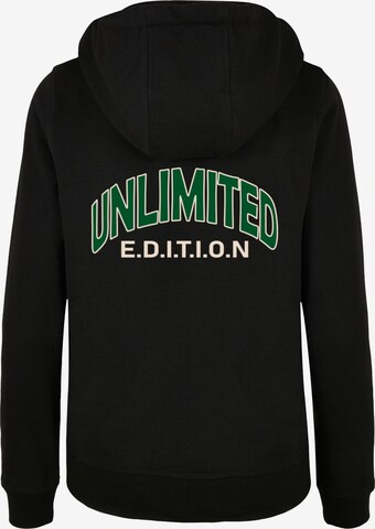Merchcode Sweatshirt 'Unlimited Edition' in Schwarz
