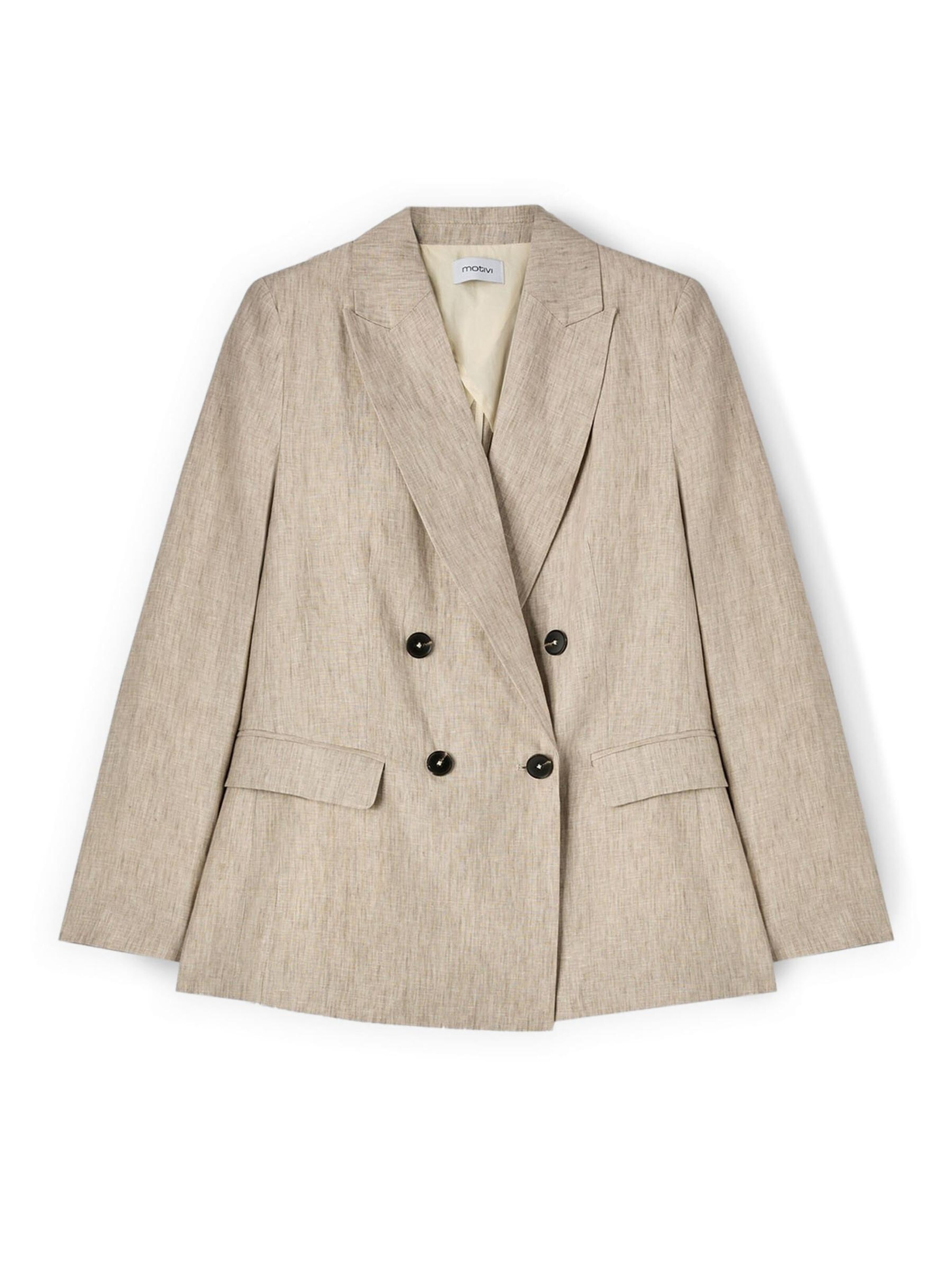 Blazer MOTIVI en beige : devant