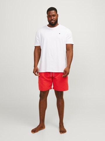 Jack & Jones PlusKupaće hlače 'Fiji' - crvena boja