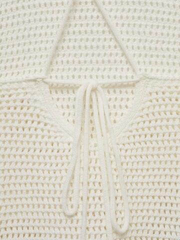 MANGO Knitted top 'MORONA' in Beige