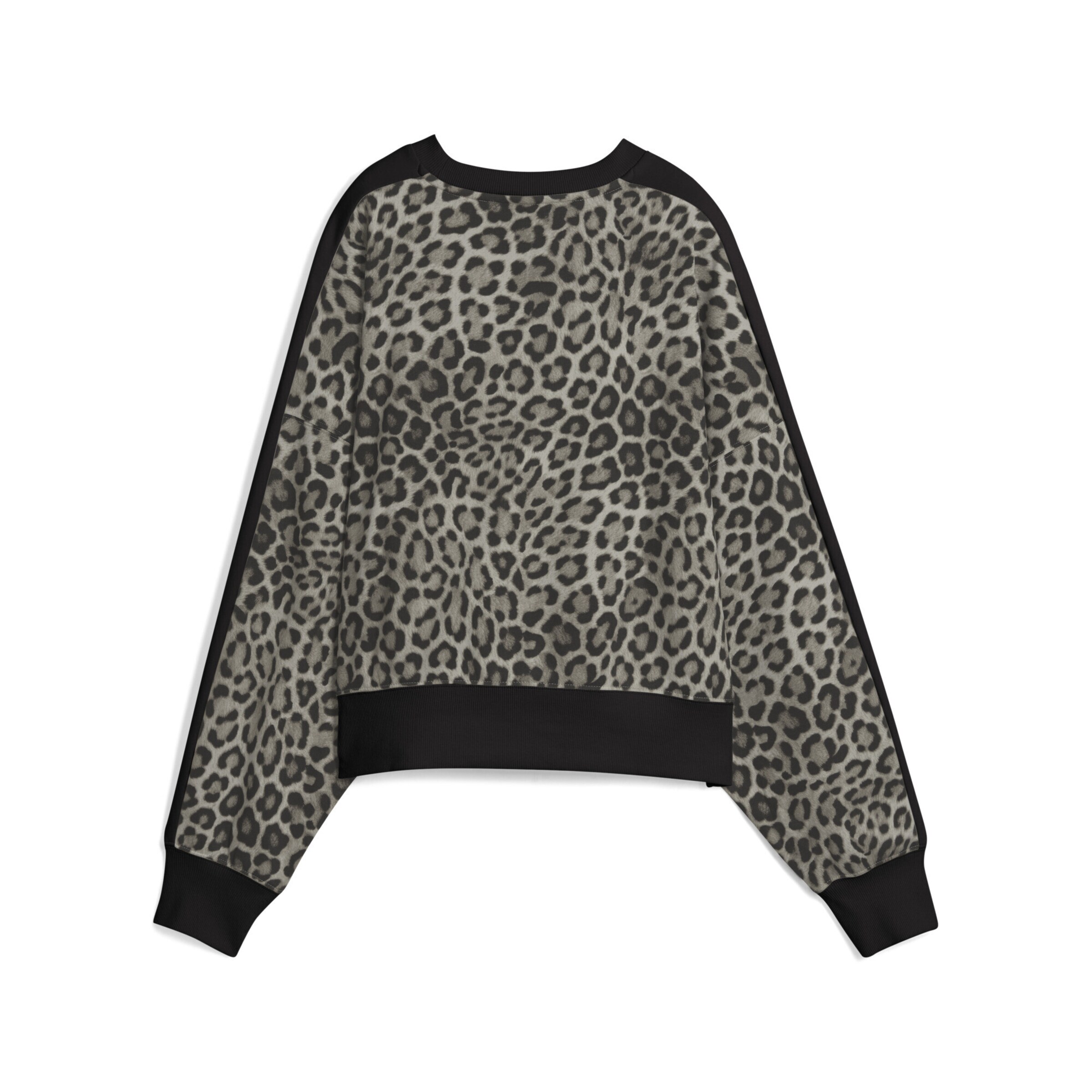 PUMA Sweatshirt 'T7 Leo Luxe' in Zwart