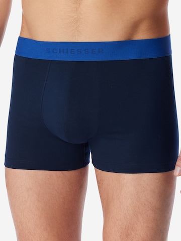 SCHIESSER Boxer shorts ' 95/5 Multi ' in Blue: front