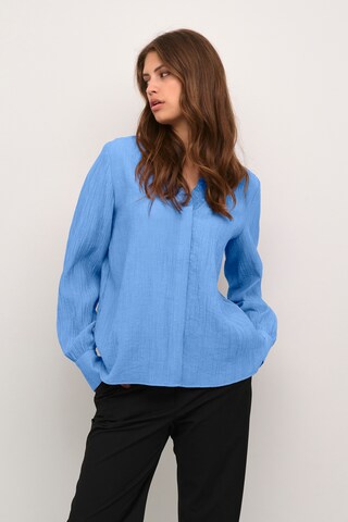 KAREN BY SIMONSEN Blouse 'Nathasja' in Blauw: voorkant