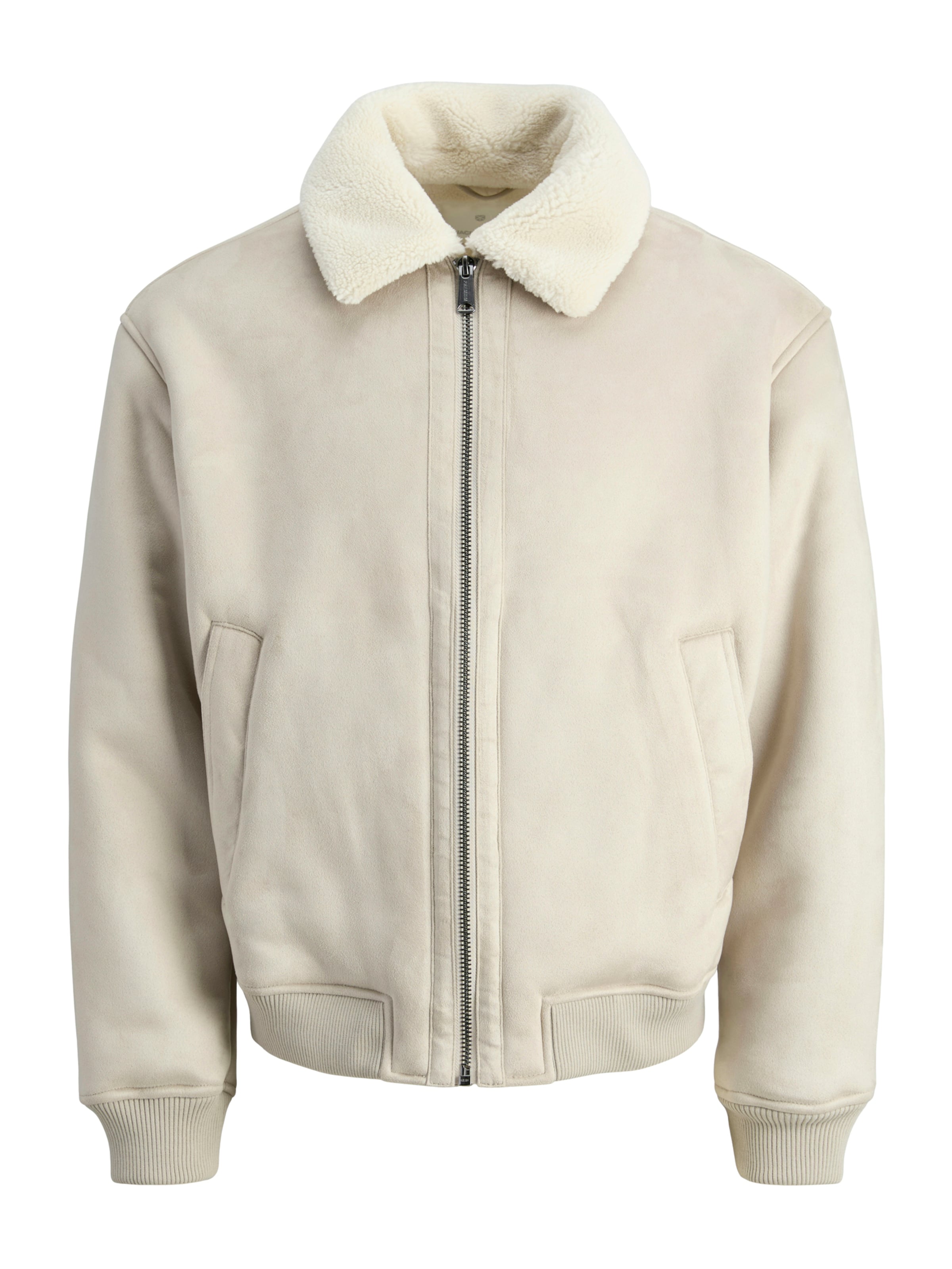 Jack & Jones Premium Přechodná bunda 'CLUKE' – béžová: přední strana