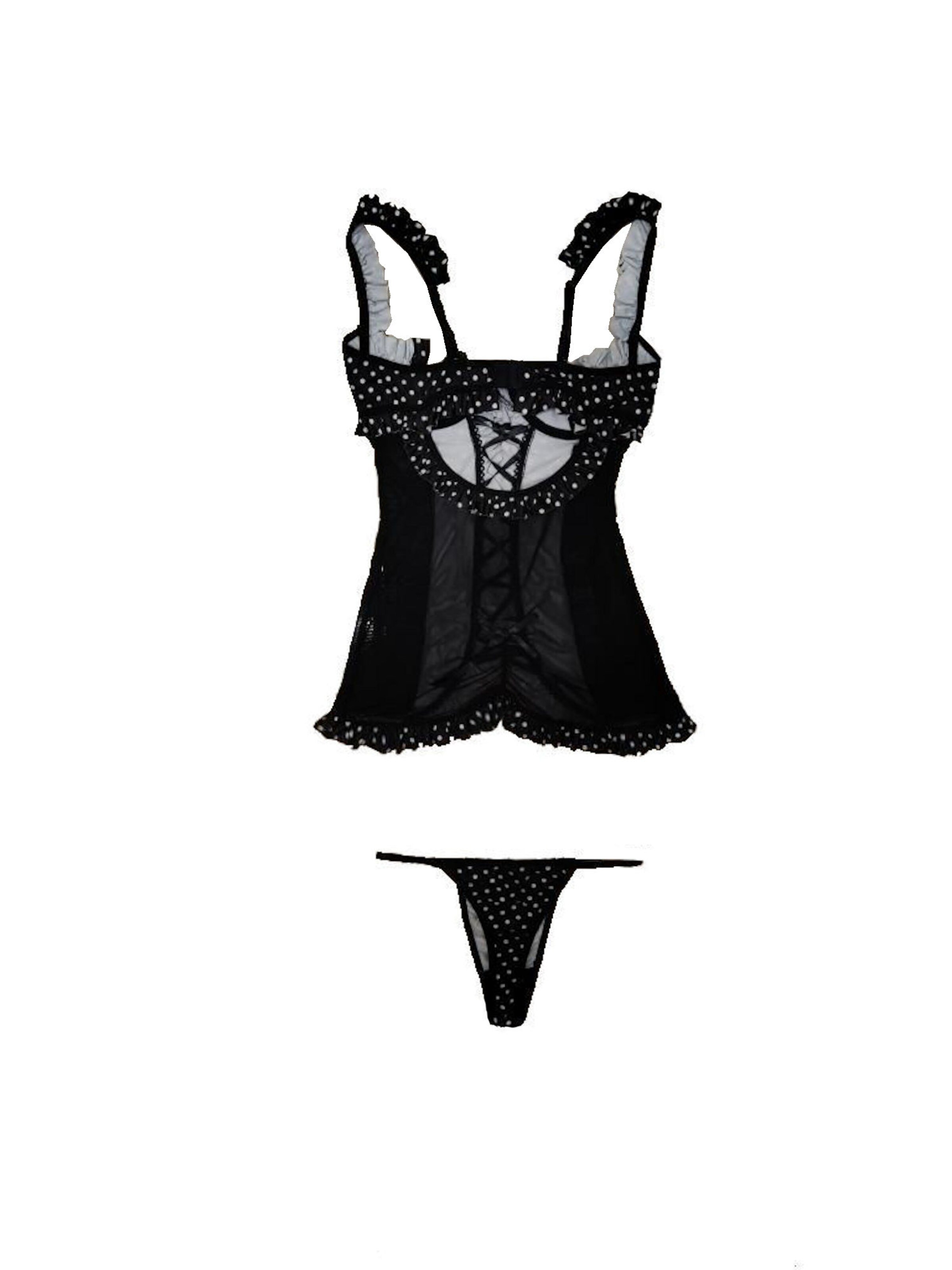 Provocative Negligee in Black