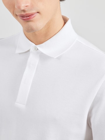 BOSS Black Paita 'P-Press' värissä valkoinen