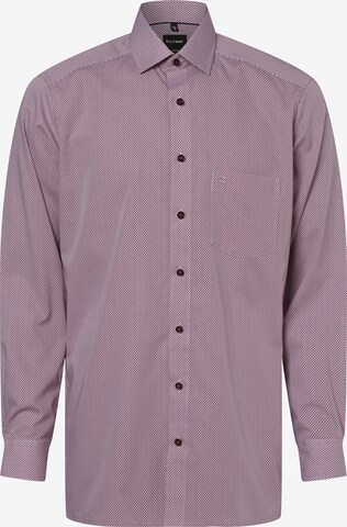 OLYMP Regular fit Business Shirt in Purple: front