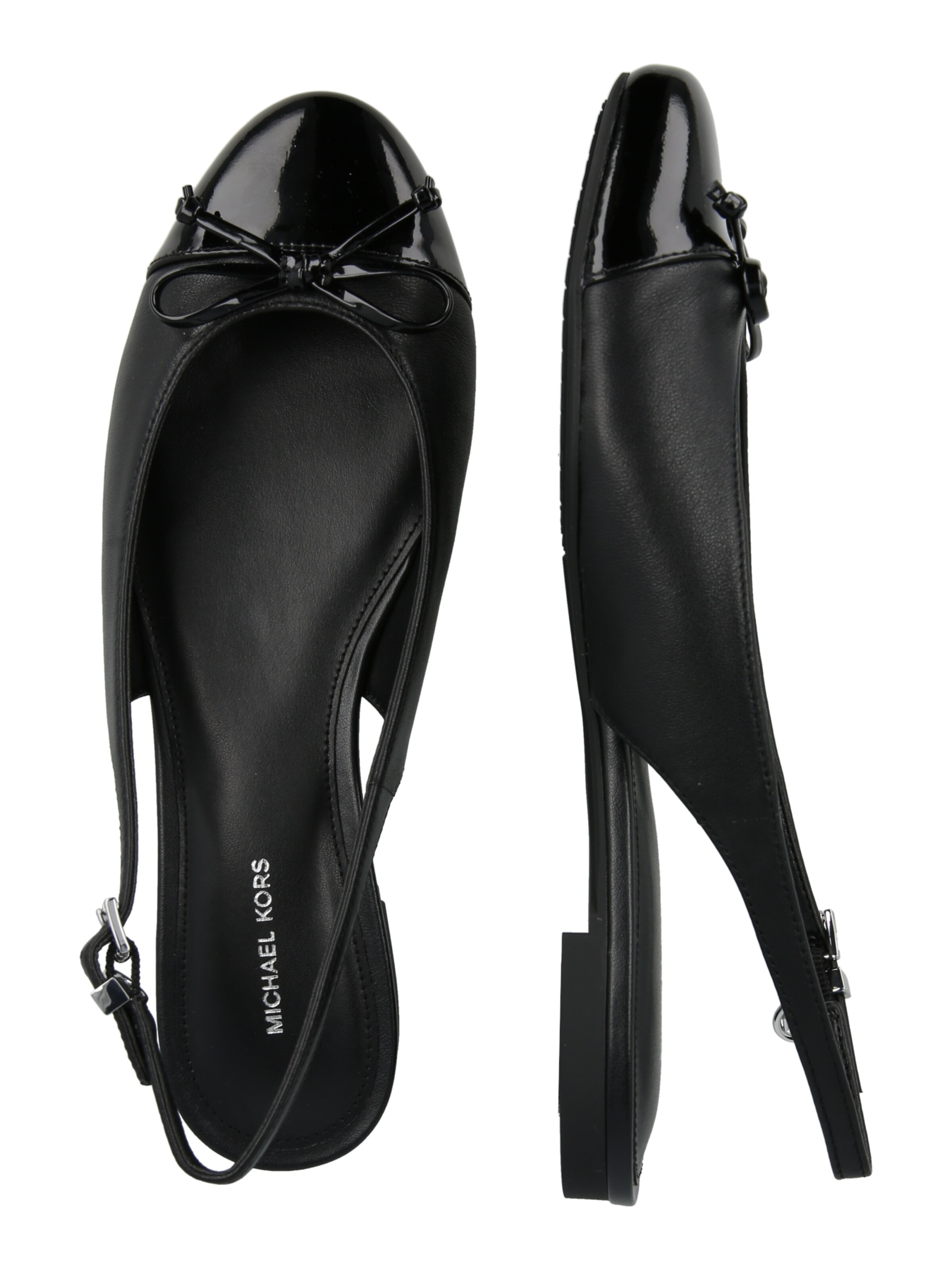 MICHAEL Michael Kors Балетки с ремешком в Черный