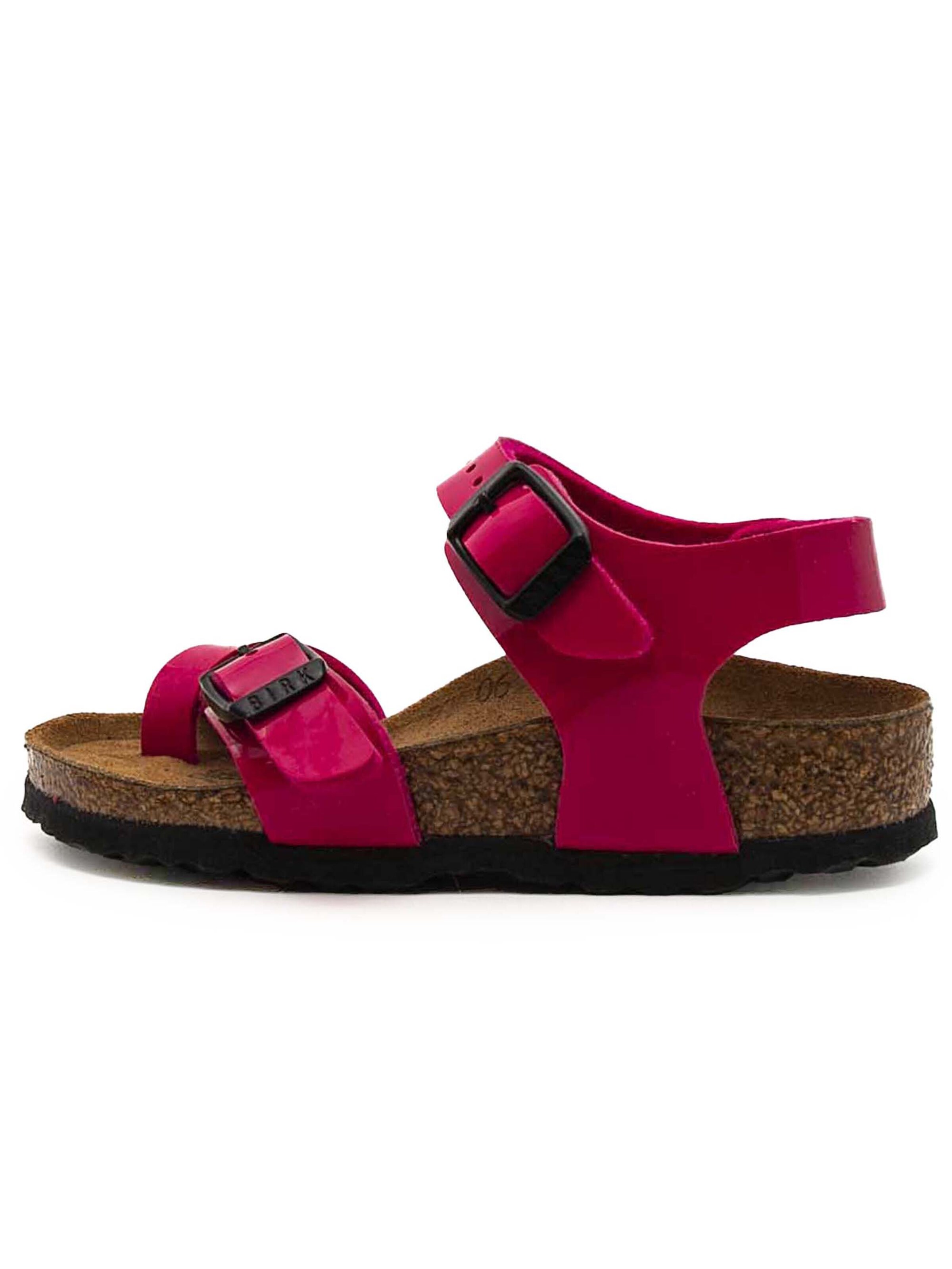 BIRKENSTOCK Sandals 'Taormina' in Pink: front