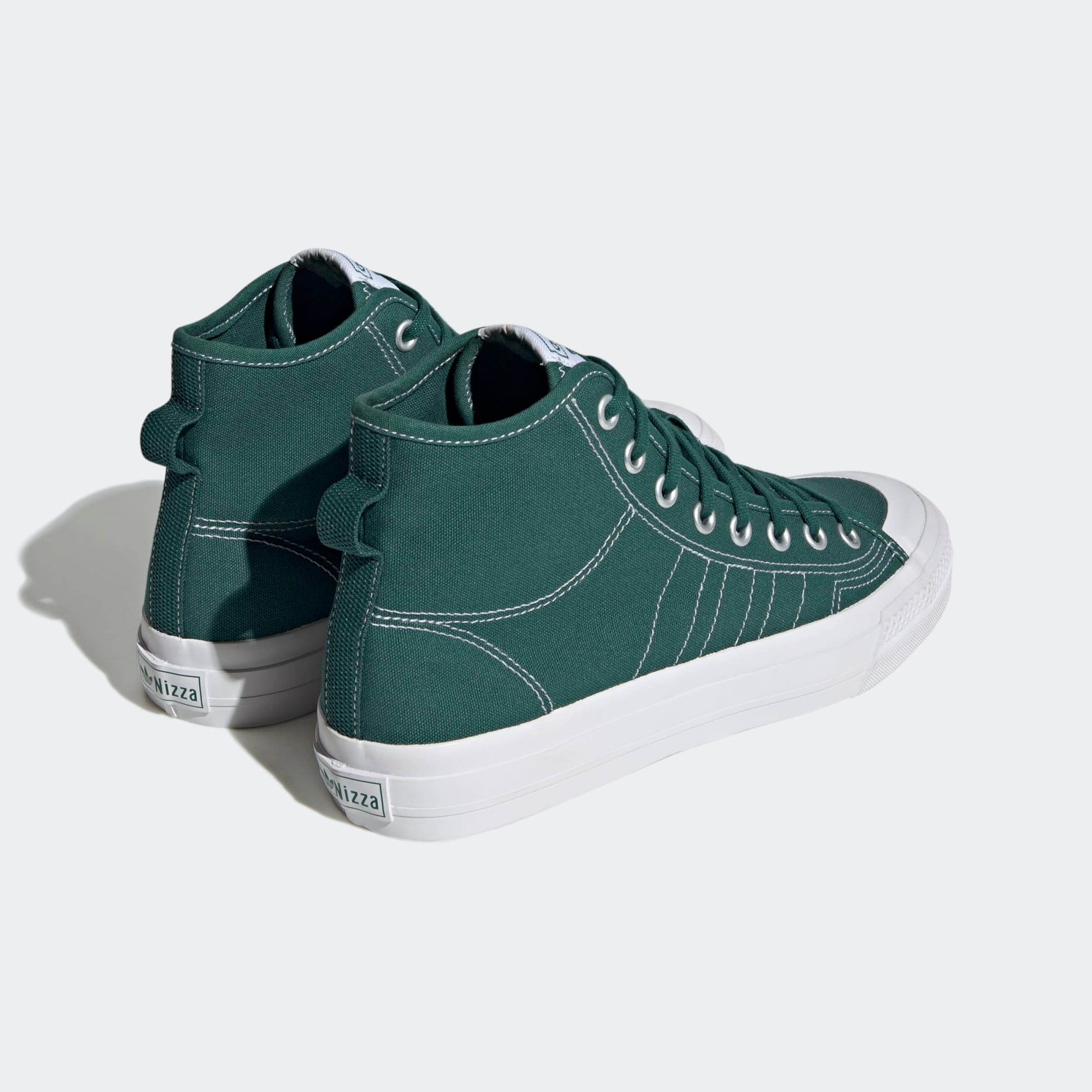 ADIDAS ORIGINALS Sapatilhas altas Nizza Hi Rf em Verde ABOUT YOU