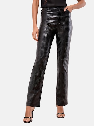 self. Regular Housut värissä musta: etupuoli