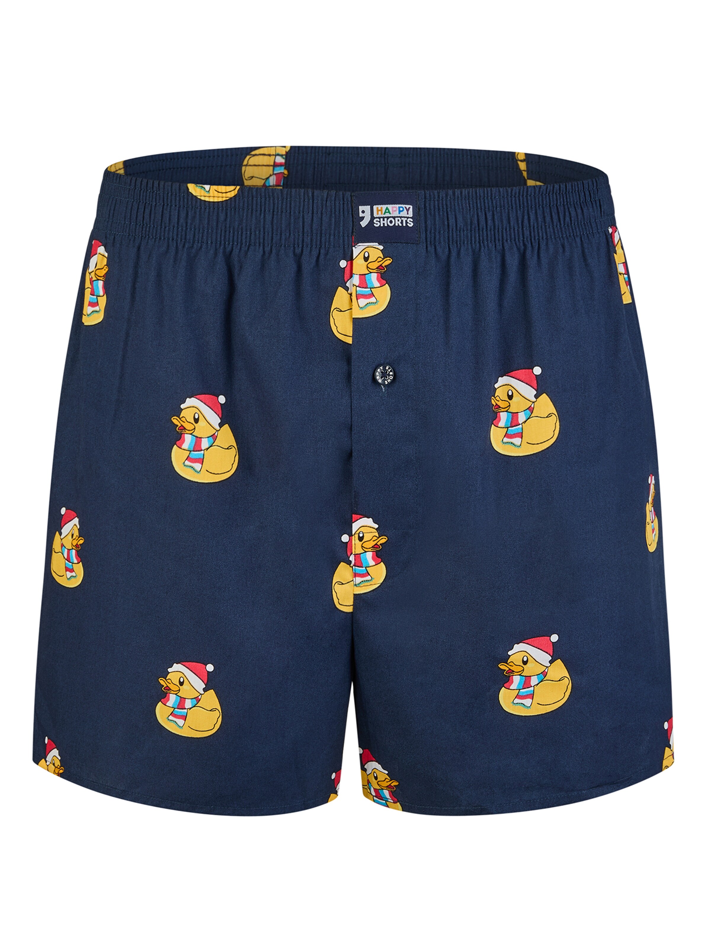Boxers 'Chrisstmas' Happy Shorts en bleu : devant