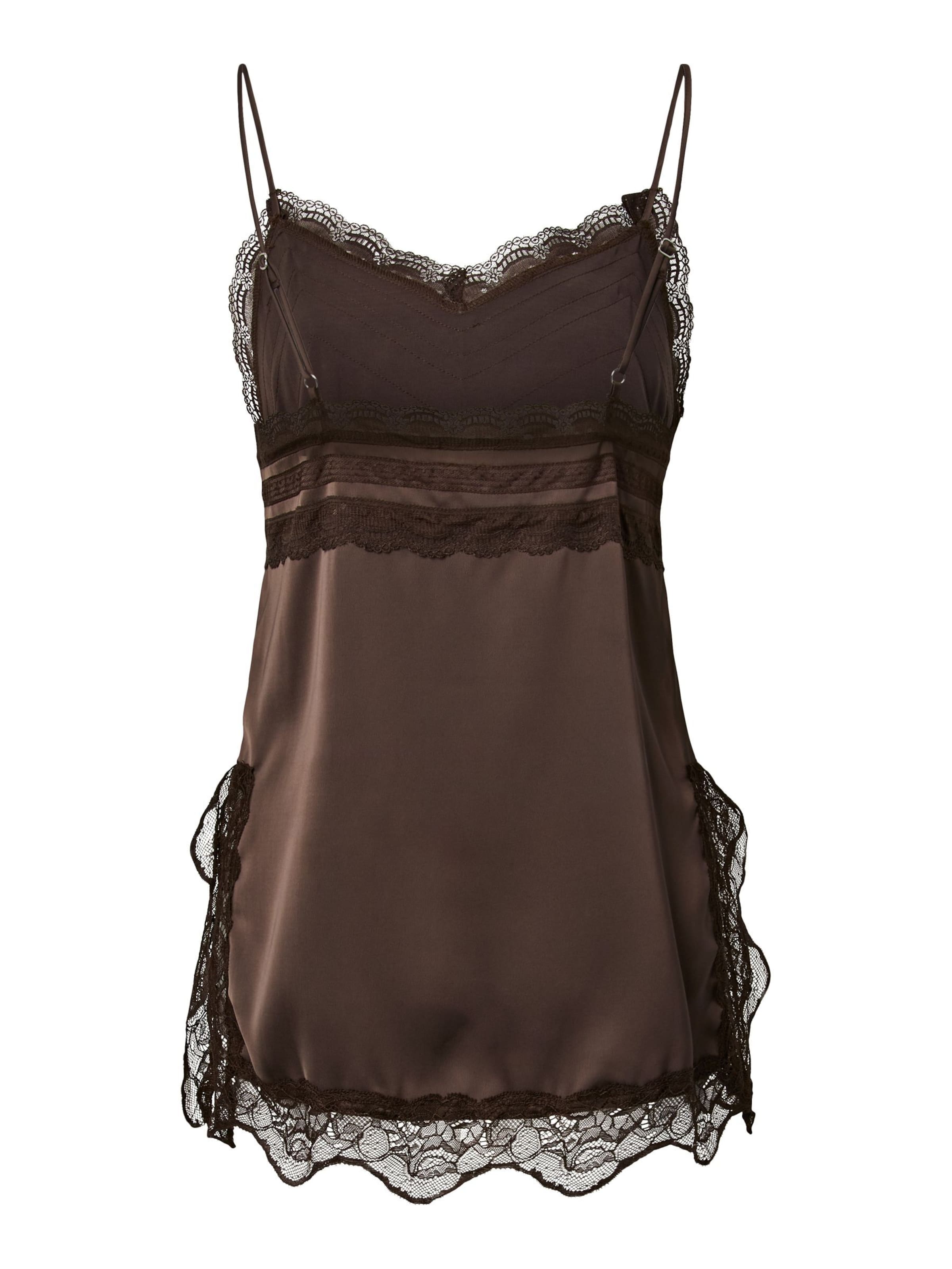 YAS Bluse 'YASFrankie' i brun