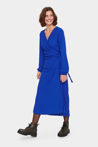 SAINT TROPEZ Jurk 'Shila' in Blauw: voorkant