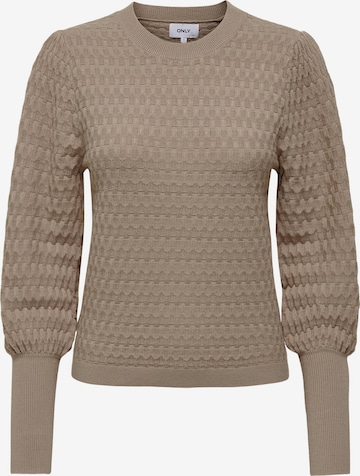 Pull-over 'FAYE' ONLY en beige : devant