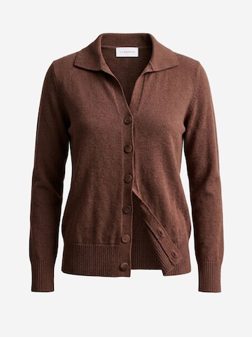 Il Lanificio Knit Cardigan in Brown: front