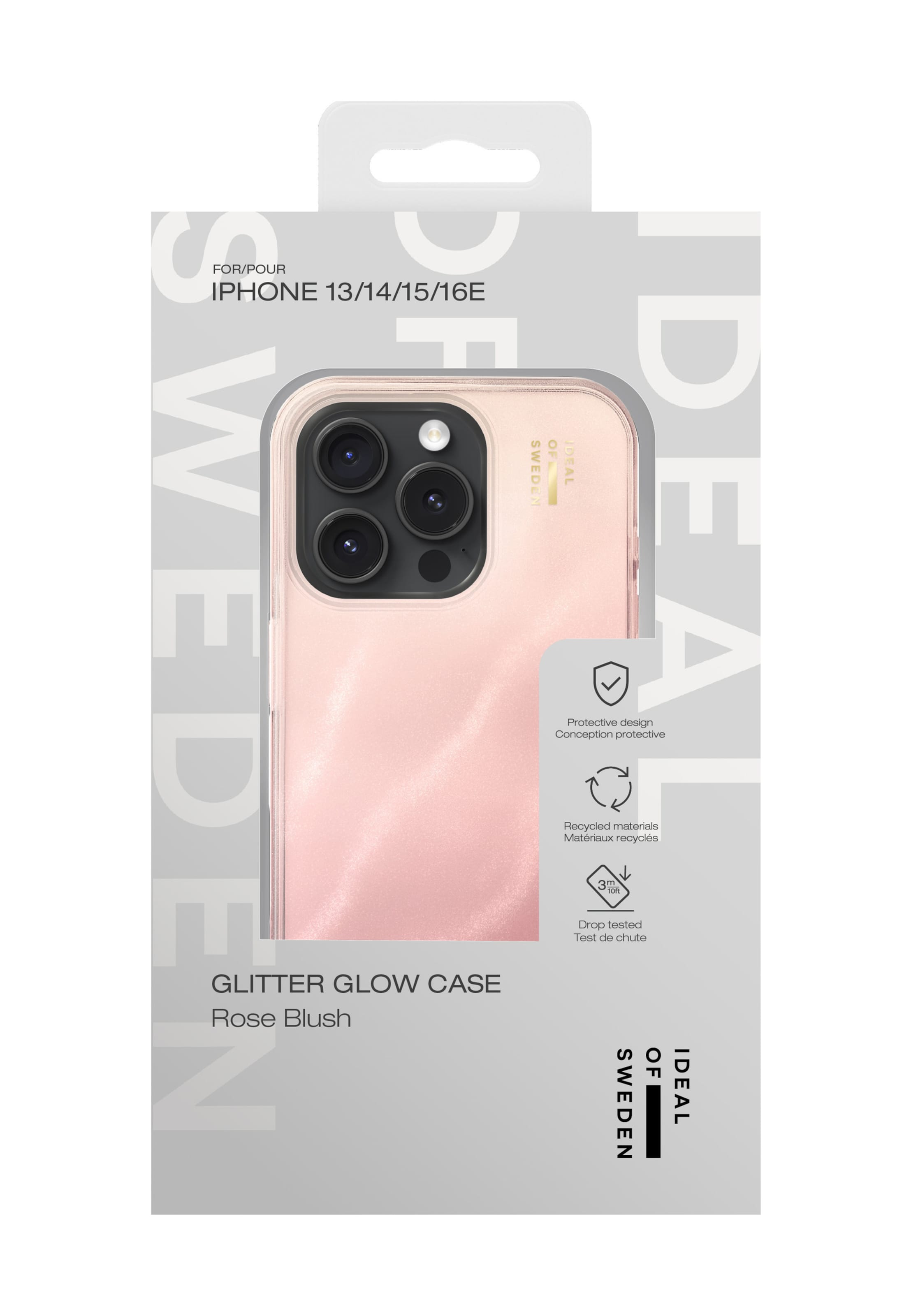 Custodia per smartphone 'iPhone 13 / 14 / 15 / 16e' di iDeal of Sweden in rosa