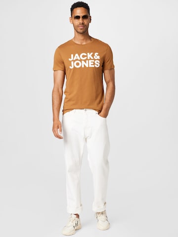 JACK & JONES Shirt in Brown