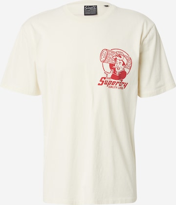 Superdry T-Shirt 'Trade Tools' in Beige: Vorderseite