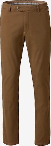 MEYER Hose 'Bonn' in Braun: Vorderseite