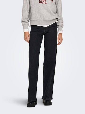 Wide Leg Jean 'ONLMadison' ONLY en noir : devant