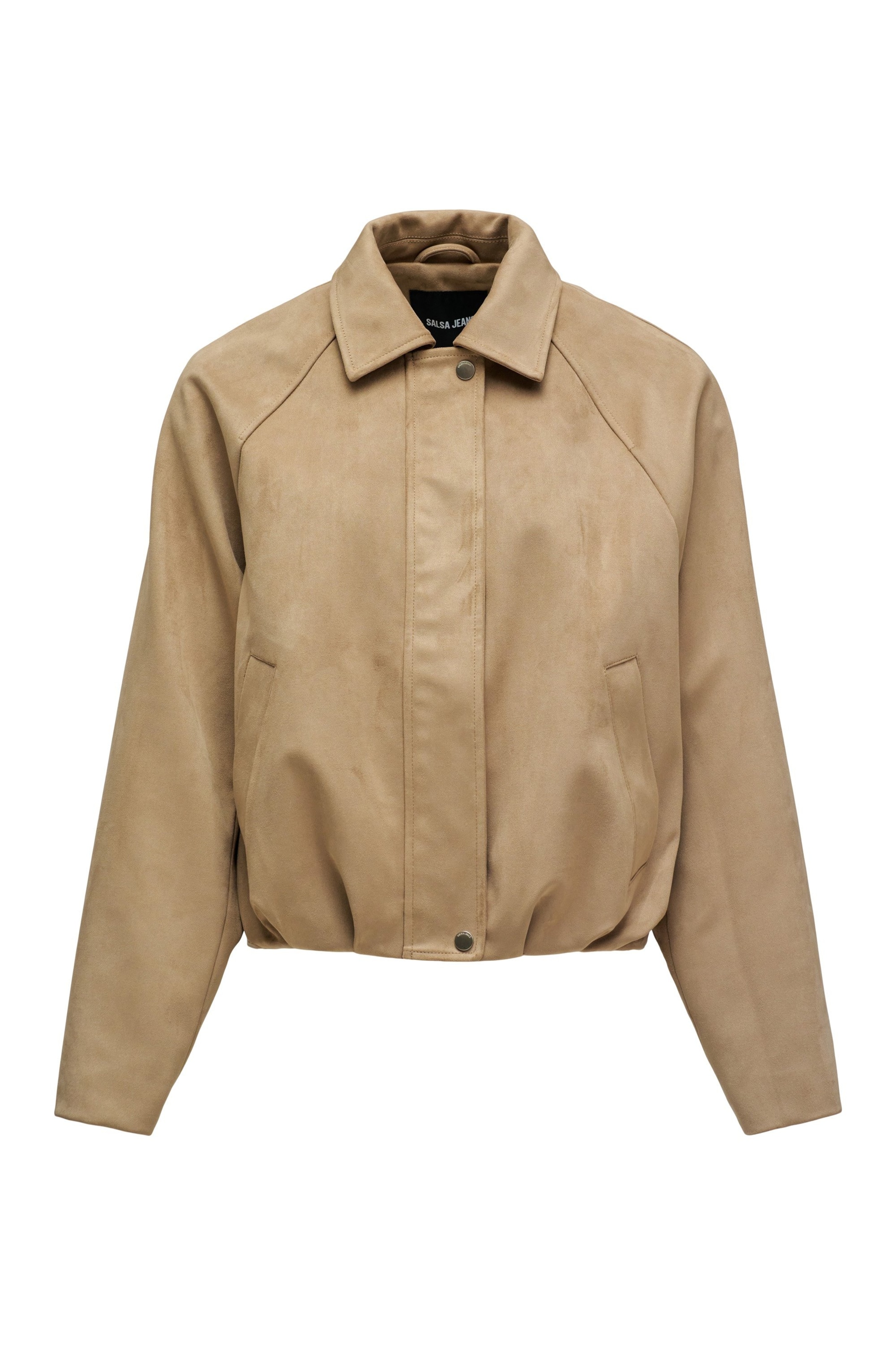 Salsa Jeans Tussenjas in Bruin: voorkant