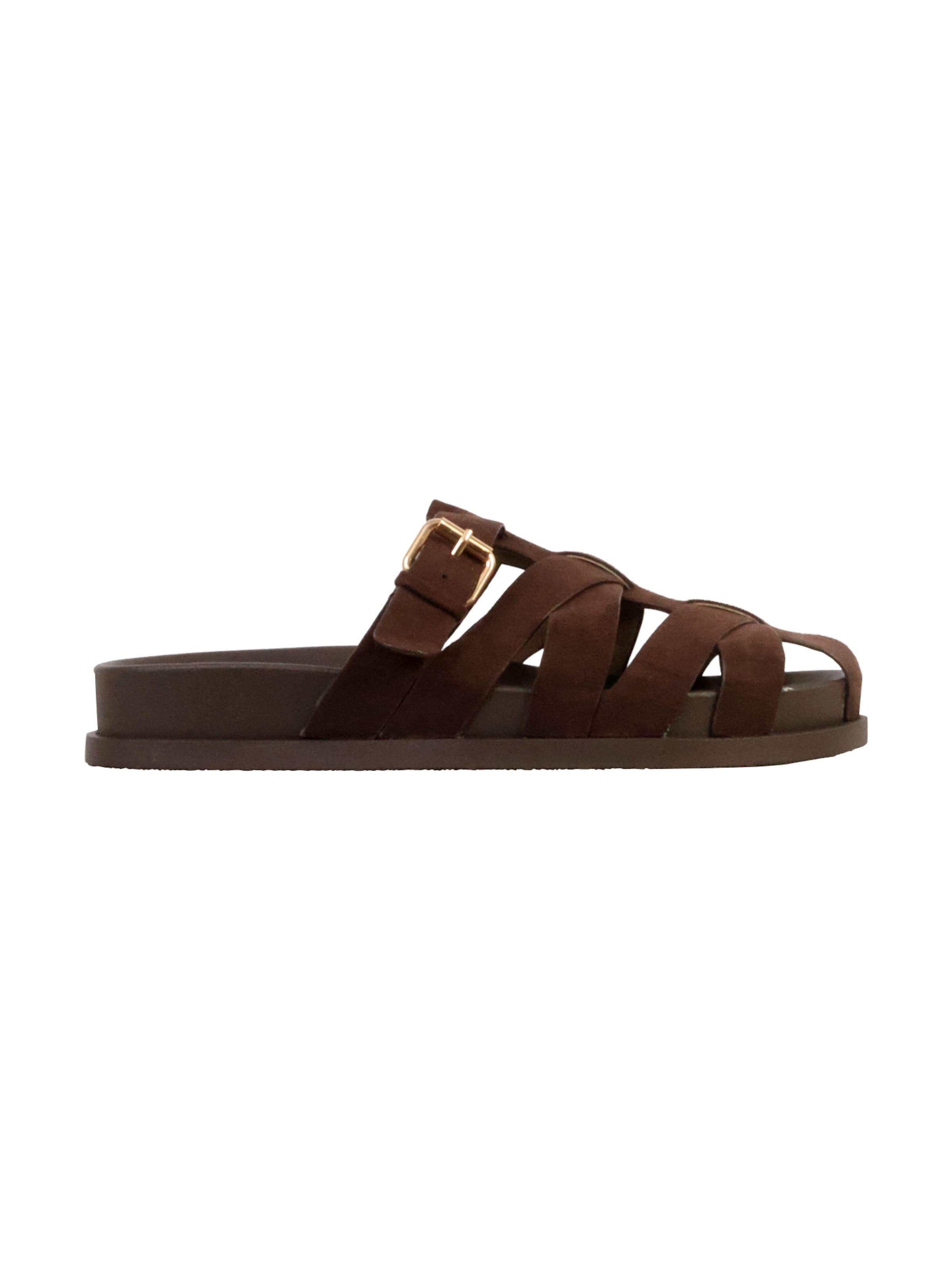Joia Pantolette in Braun