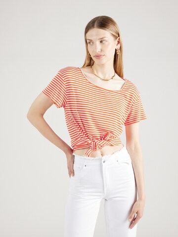 mbym Shirt 'Lucianna' in Oranje: voorkant