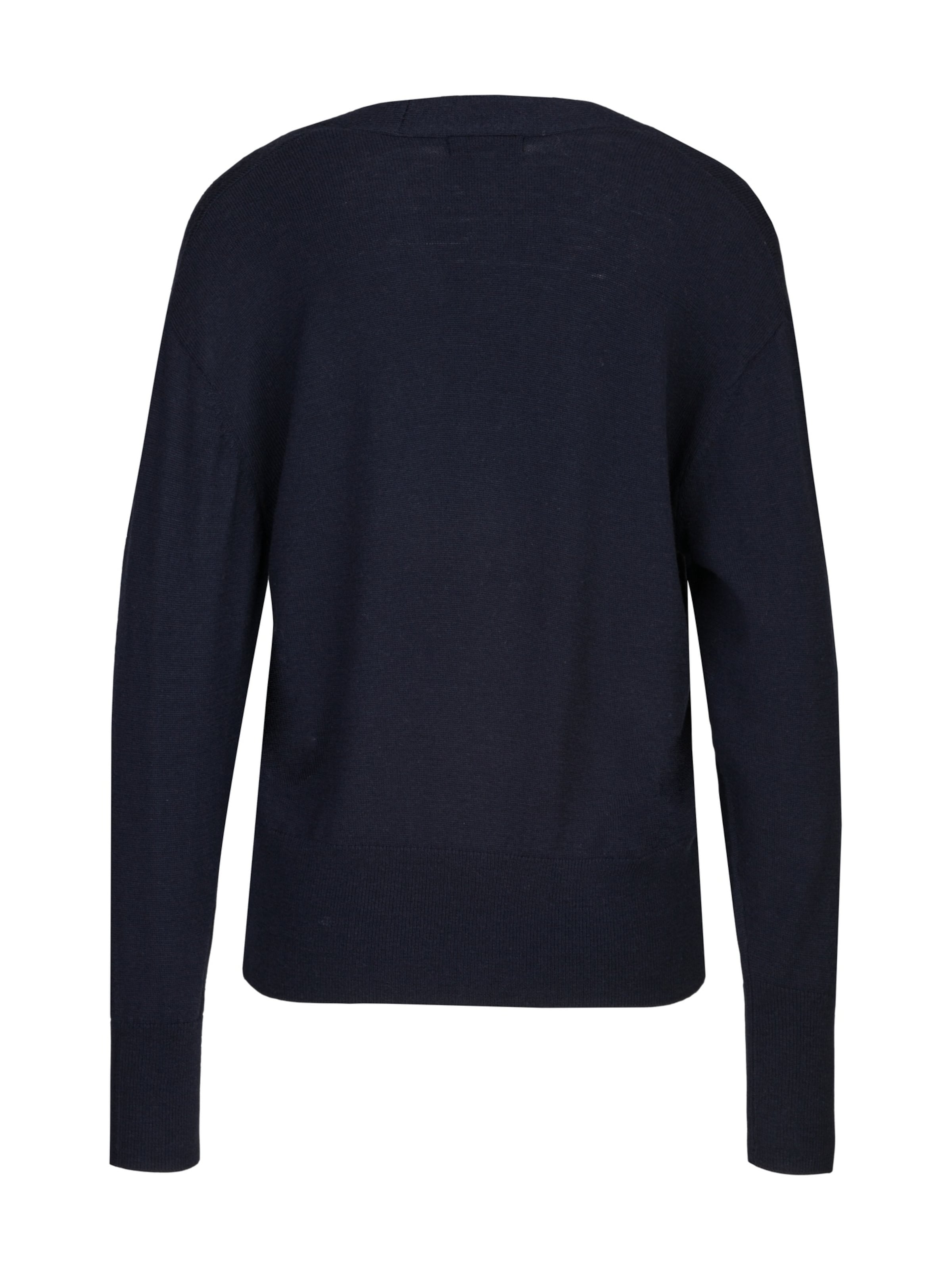 Dine'n'Dance Gebreid vest 'Vincenza' in Blauw: terug
