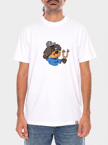 T-Shirt 'S/S SLINGSHOT T-SHIRT WHITE HEAVY' Carhartt WIP en blanc
