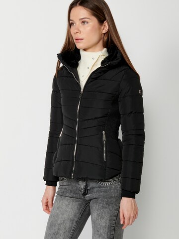 Veste mi-saison KOROSHI en noir