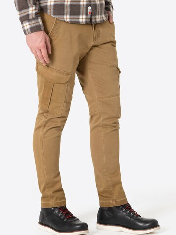 TIMEZONE Regular Cargo Pants 'Niklas' in Brown: front