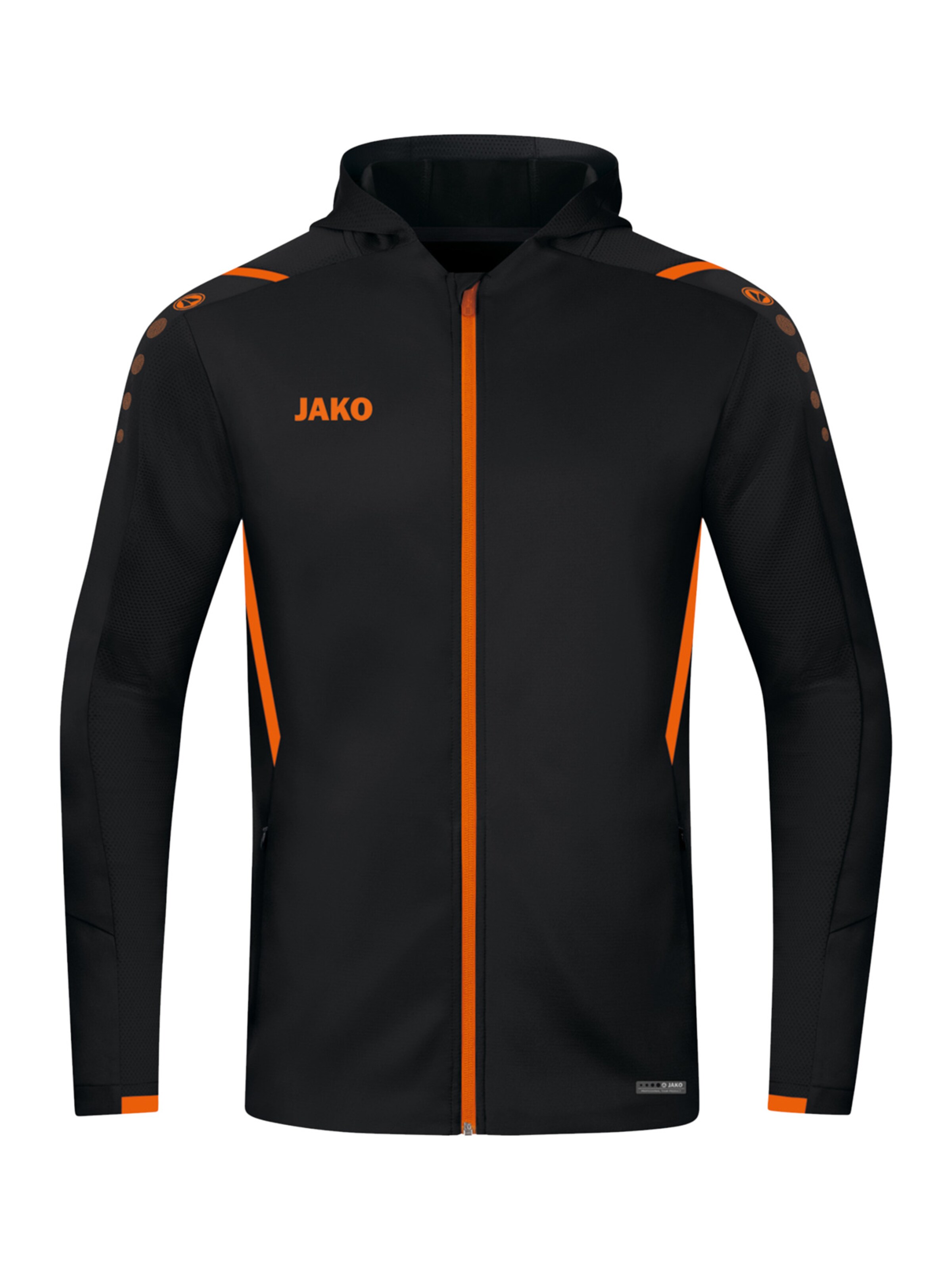 JAKO Sportjacke in Schwarz: Vorderseite