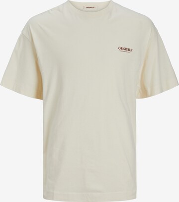 JACK & JONES T-Shirt 'Mykonos' in Beige: predná strana