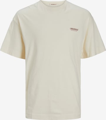 JACK & JONES T-Shirt 'Mykonos' in Beige: predná strana