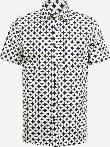 BURTON MENSWEAR LONDON - Ajuste regular Camisa en blanco: frente