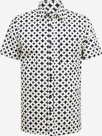 BURTON MENSWEAR LONDON Regular fit Button Up Shirt in White: front