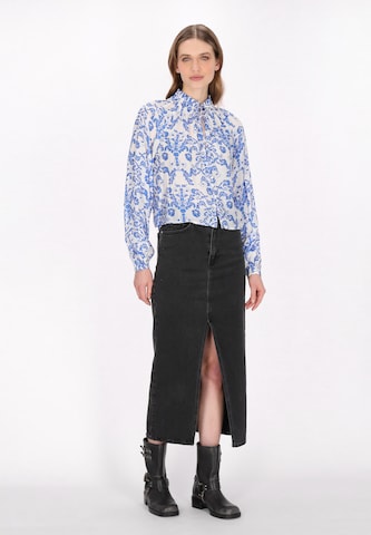DreiMaster Vintage Блузка в Синий