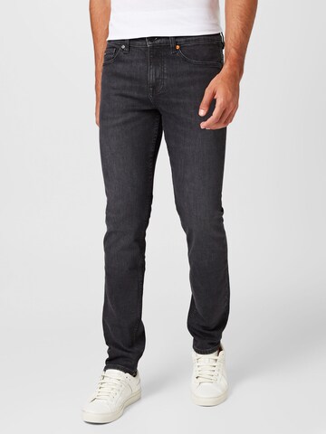 BOSS Orange Regular Jeans 'Delaware' in Grey: front