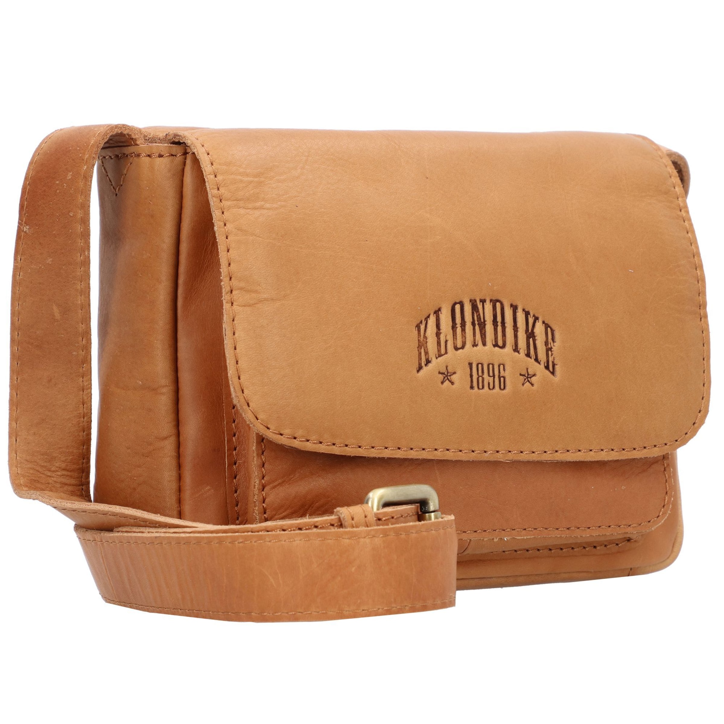 KLONDIKE 1896 Schoudertas 'Rush' in Bruin