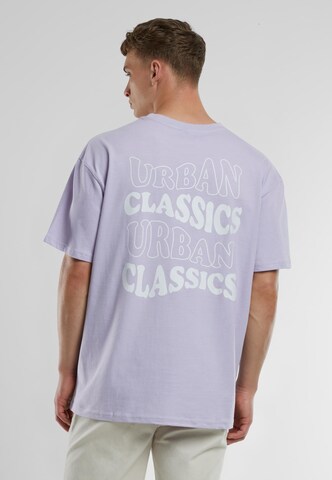 Urban Classics Tričko - Fialová: predná strana