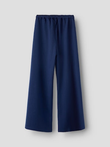 NAME IT - Pierna ancha Pantalón en azul